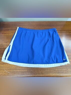 Nike Royal Blue Athletic Skort with White Swoosh